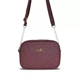   Zellia Zlb202 Shimmer bordó női oldaltáska 26 x 18,5 x 5,5 cm