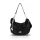 Zellia 26076 fekete női hobo válltáska 40 x 35 x 10 cm