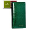 Peterson Ptn 421431-Dsl-6174 női zöld, bőr pénztárca 19 x 10 x 2,5 cm