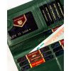 Peterson Ptn 421431-Dsl-6174 női zöld, bőr pénztárca 19 x 10 x 2,5 cm