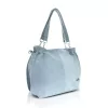 Zellia Zlb393 babakék női velúr válltáska 30 x 29 x 12 cm
