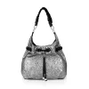 Zelia 25070 Trus grafit-fekete női válltáska 39 x 33 x 13 cm