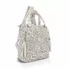 Zellia 25180 Pantera taupe-bézs női párduc mintás női kézitáska, hátizsák 33 x 32,5 x 15 cm