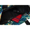 Rovicky r-tz15605-6909 09 shopper türkiz virág mintás shopper 47 x 40 x 18 cm 