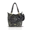 Zellia Zlb475 Lustre fekete női válltáska, oldaltáska 34 x 29 x 14 cm