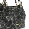 Zellia Zlb475 Lustre fekete női válltáska, oldaltáska 34 x 29 x 14 cm