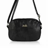Zellia Zlb172 Mesh fekete női oldaltáska 26 x 18,5 x 5,5 cm