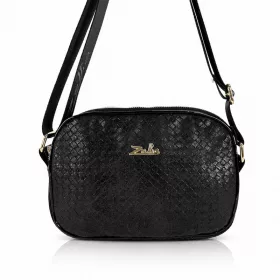   Zellia Zlb172 Mesh fekete női oldaltáska 26 x 18,5 x 5,5 cm