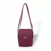 Zellia ZVN22004 bordó női oldaltáska, crossbody 21 x 18 x 6 cm