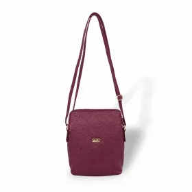   Zellia ZVN22004 bordó női oldaltáska, crossbody 21 x 18 x 6 cm