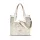 Zellia 26074 Pantera krém-taupe párduc mintás női válltáska 37 × 36 × 13 cm