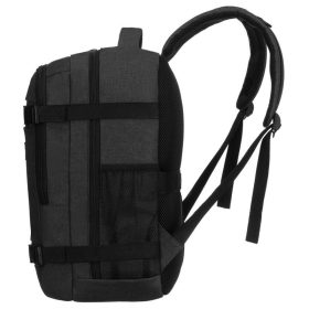   Peterson Ptn Sikorka-6460 fekete hátizsák - WizzAir, Ryanair kézipoggyász 40 x 25 x 20 cm