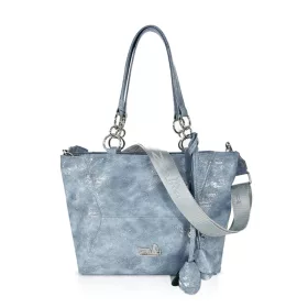   Zellia 26071 Jeans Blue kék  női válltáska, oldalpánttal 39 x 27 x 15 cm