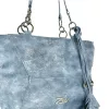 Zellia 26071 Jeans Blue kék  női válltáska, oldalpánttal 39 x 27 x 15 cm
