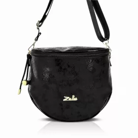   Zellia Zlb12 Mystic fekete női patkótáska 34 x 29 x  14 cm