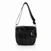 Zellia Zlb12 Mystic fekete női patkótáska 34 x 29 x  14 cm