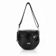 Zellia Zlb12 fekete női patkótáska 34 x 29 x 14 cm