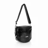 Zellia Zlb12 fekete női patkótáska 34 x 29 x 14 cm