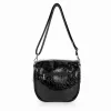 Zellia Zlb12 fekete női patkótáska 34 x 29 x 14 cm