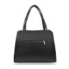 Zellia 24174 fekete-arany női válltáska, crossbody 35 x 27 x 10 cm