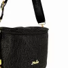 Zellia Zlb12 Shimmer fekete női patkótáska, oldaltáska 34 x 29 x 14 cm