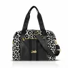 Zellia 24128 Pantera párduc mintás fekete-fehér női sporttáska, gymbag 40 × 30 × 19 cm