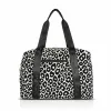 Zellia 24128 Pantera párduc mintás fekete-fehér női sporttáska, gymbag 40 × 30 × 19 cm