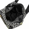 Zellia 24128 Pantera párduc mintás fekete-fehér női sporttáska, gymbag 40 × 30 × 19 cm