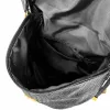 Zellia Zlb12 Mesh fekete női patkótáska 34 x 29 x 14 cm
