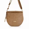 Zellia Zlb12 camel női patkótáska 34 x 29 x 14 cm