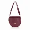 Zellia Zlb12 Shimmer bordó női patkótáska 34 x 29 x 14 cm