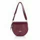 Zellia Zlb12 Shimmer bordó női patkótáska 34 x 29 x 14 cm