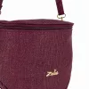 Zellia Zlb12 Shimmer bordó női patkótáska 34 x 29 x 14 cm