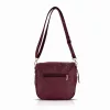 Zellia Zlb12 Shimmer bordó női patkótáska 34 x 29 x 14 cm