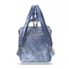 Zellia 24122 Jeans Blue - kék női hátizsák 26 x 24 x 14 cm