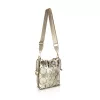 Zellia 25096 arany-bézs női oldaltáska, bucket bag 23 x 19,5 x 7,5 cm