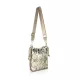 Zellia 25096 arany-bézs női oldaltáska, bucket bag 23 x 19,5 x 7,5 cm