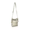 Zellia 25096 arany-bézs női oldaltáska, bucket bag 23 x 19,5 x 7,5 cm