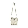 Zellia 25096 arany-bézs női oldaltáska, bucket bag 23 x 19,5 x 7,5 cm