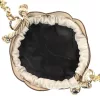 Zellia 25096 arany-bézs női oldaltáska, bucket bag 23 x 19,5 x 7,5 cm
