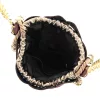 Zellia 25096 Bari bordó-bronz női oldaltáska, bucket bag 23 x 19,5 x 7,5 cm