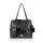 Zellia 26061 Crystal 2 fekete női válltáska 35 × 32 × 13 cm