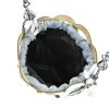 Zellia 25096 fehér-kék női oldaltáska, bucket bag 23 x 19,5 x 7,5 cm