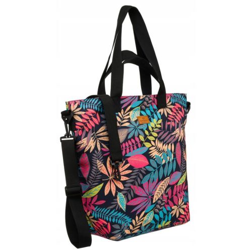 Rovicky r-tz15605-6916 10  shopper mályva virág mintás shopper 47 x 40 x 18 cm  