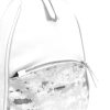 Zellia Td2101 női fehér-ezüst hátizsák 33 x 25 x 12 cm