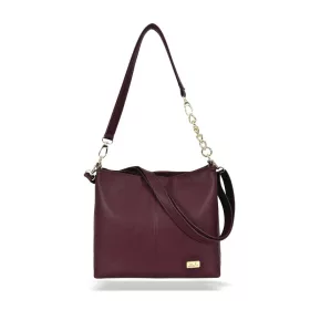 Zellia Zvn25002 bordó női válltáska 31 x 26 x 14 cm