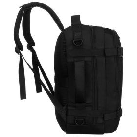   Peterson Ptn Bielik-6491 WizzAir, Ryanair kézipoggyász méretű fekete hátizsák 40 x 25 x 20 cm