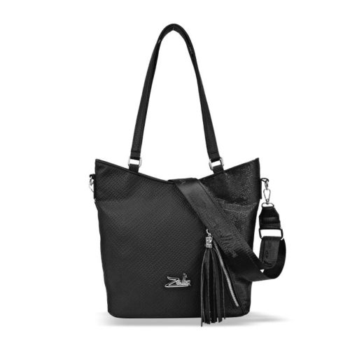 Zellia  24167 fekete női válltáska 32 x 30 x 12 cm