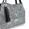 Zellia szürke női válltáska 25 × 29 cm