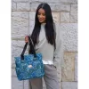 Rovicky mintás shopper táska 30 × 28 cm